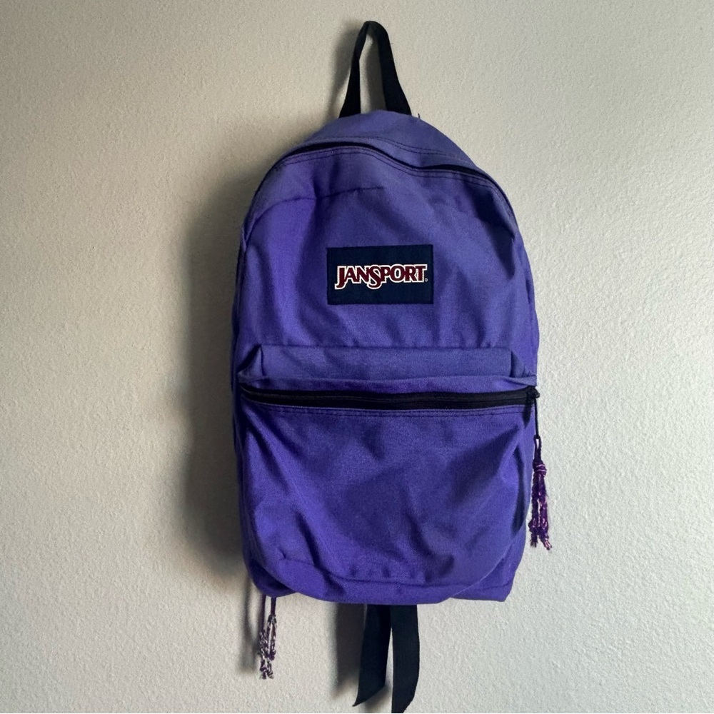 Jansport Purple Backpack Classic Design Durable